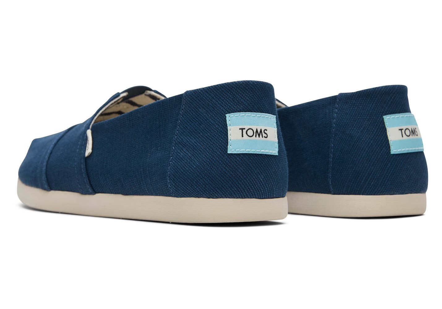 Toms Espadryle Męskie Granatowe - Alpargata Heritage Płócienne - 56SBNKRWC